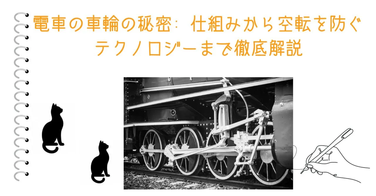 電車の車輪の秘密: 仕組みから空転を防ぐテクノロジーまで徹底解説