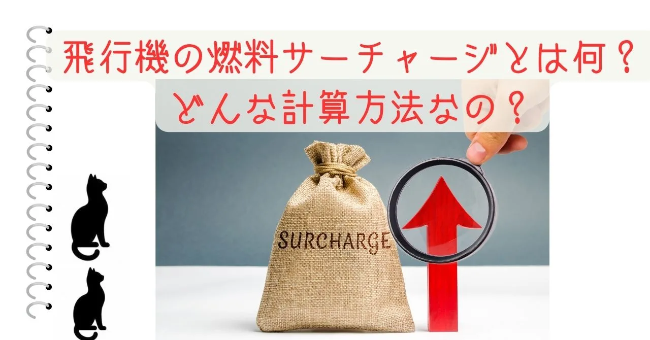 飛行機の燃料サーチャージとは何？どんな計算方法なの？