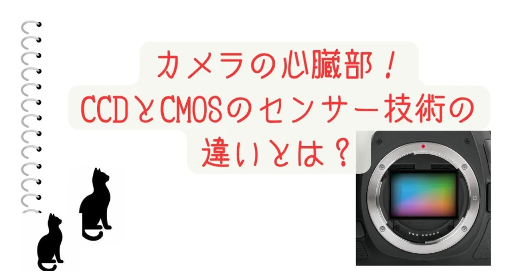 カメラの心臓部！CCDとCMOSのセンサー技術の違いとは？