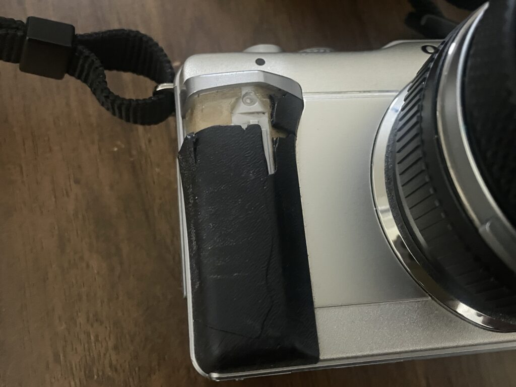 E-pl1ラバーグリップ劣化