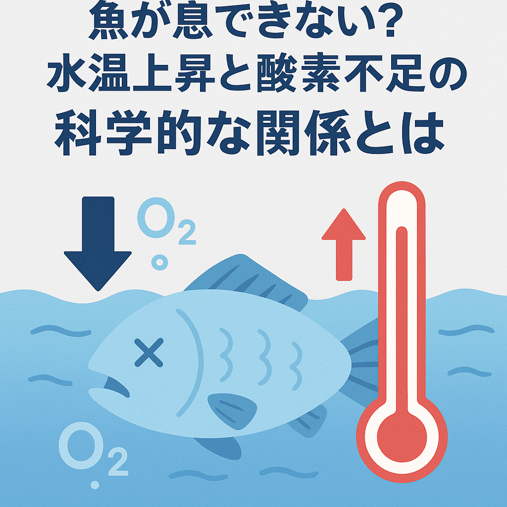 魚が息できない？水温上昇と酸素不足の科学的な関係とは