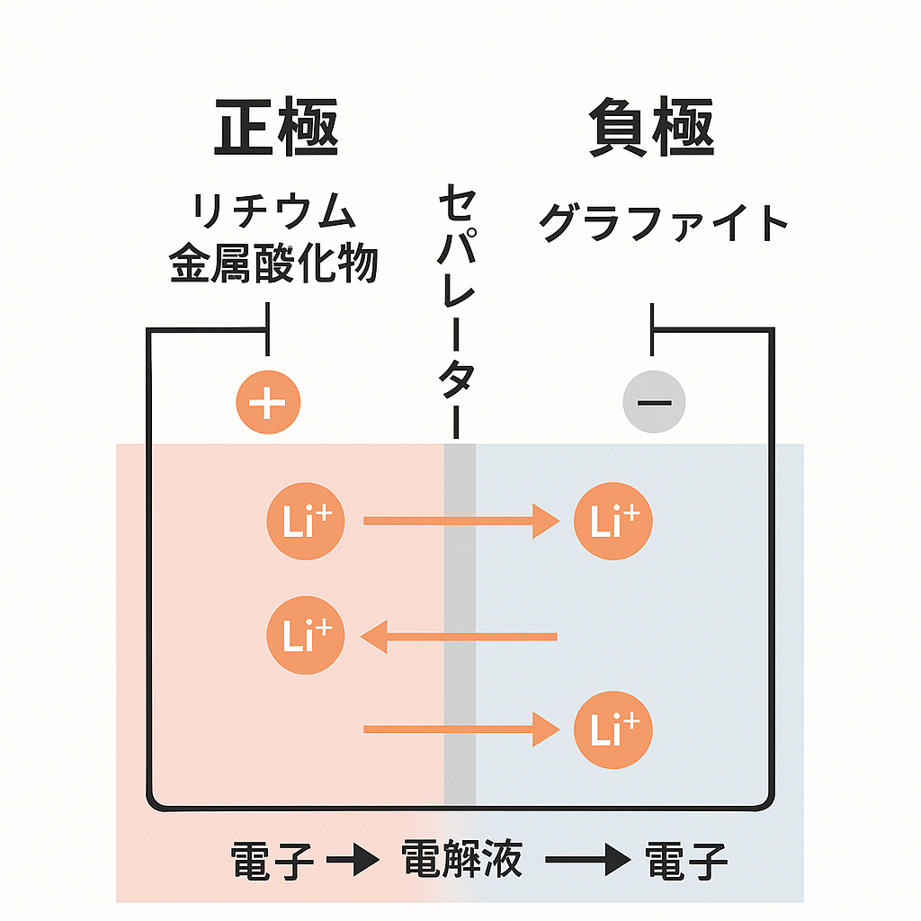 リチウムイオン電池原理